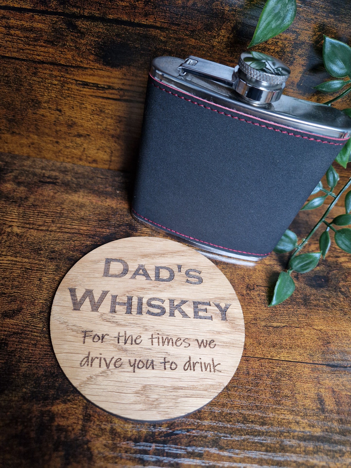Dad's Beer/Whiskey Drinks Coaster
