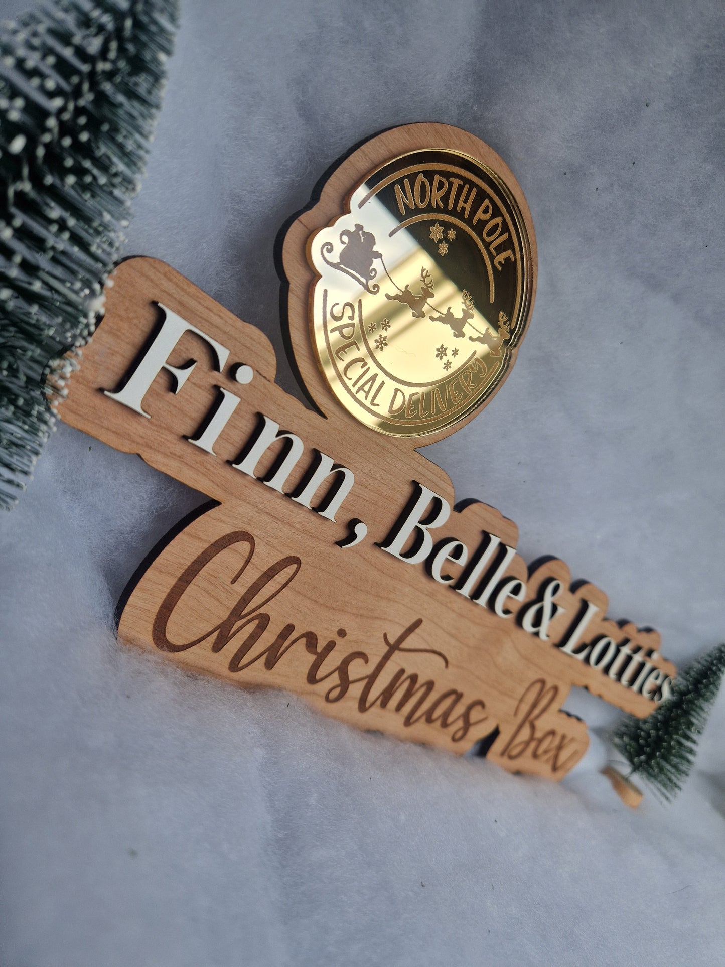 Christmas Plaque for Christmas Box