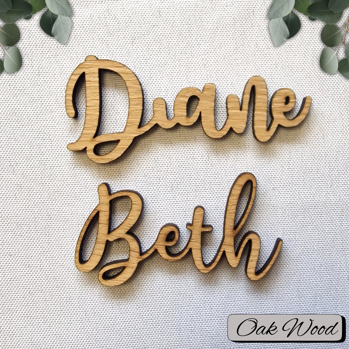 Wooden Guest Place Names