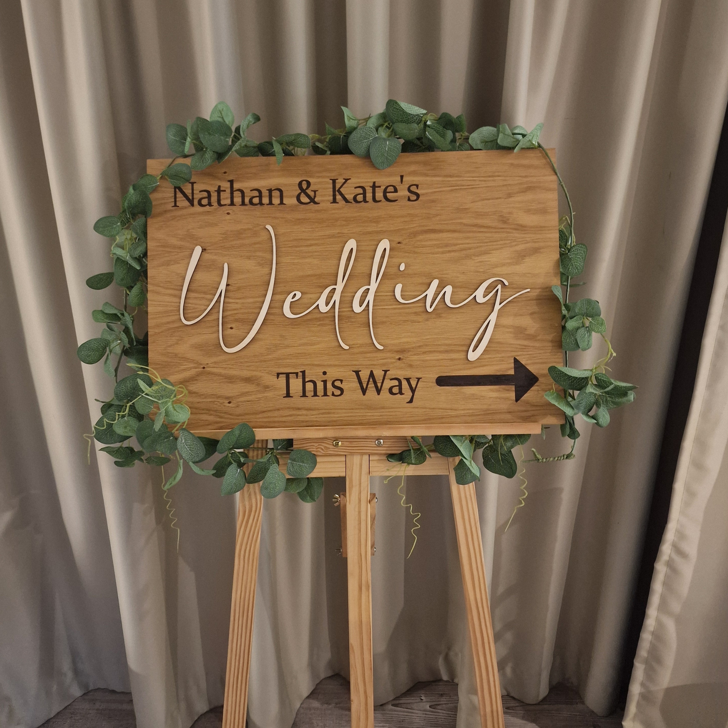 Wedding This Way Sign