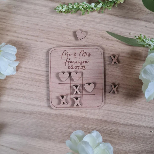 Personalised Hearts & Kisses Wedding Favours