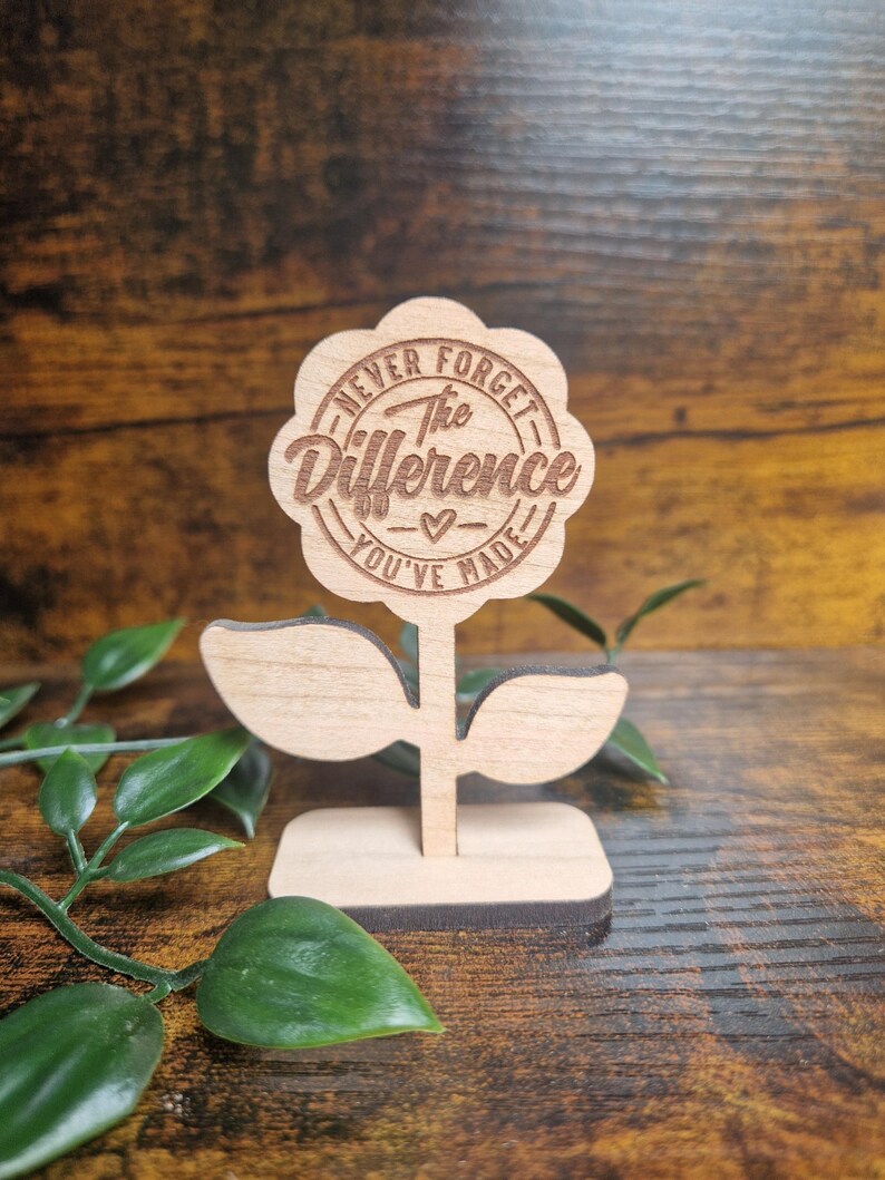 Desk Flower Teacher Gift