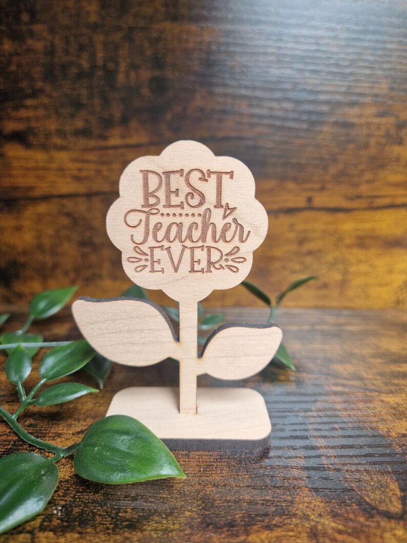Desk Flower Teacher Gift