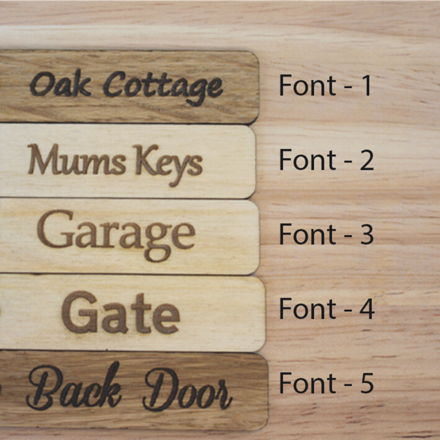Rustic Keyrings