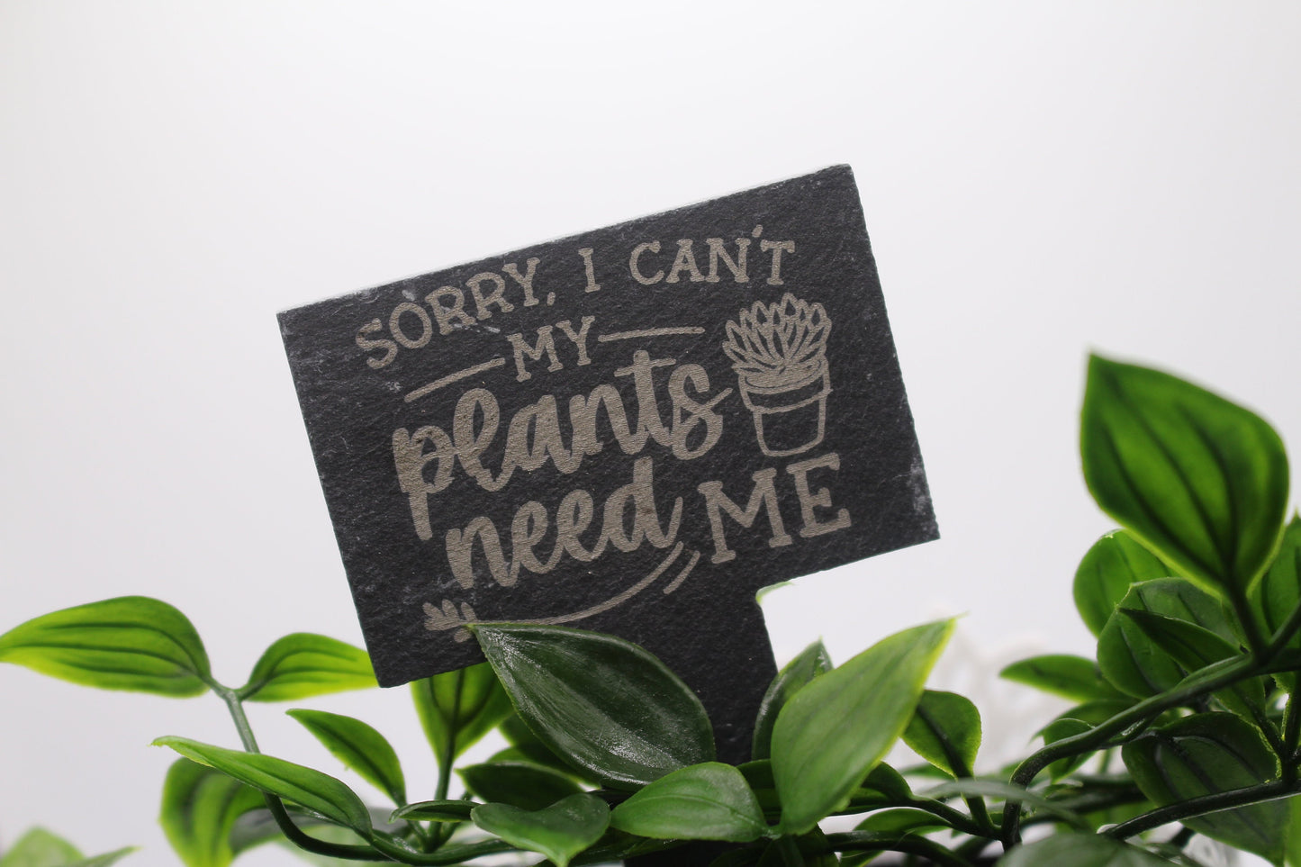 Slate Plant Decoration
