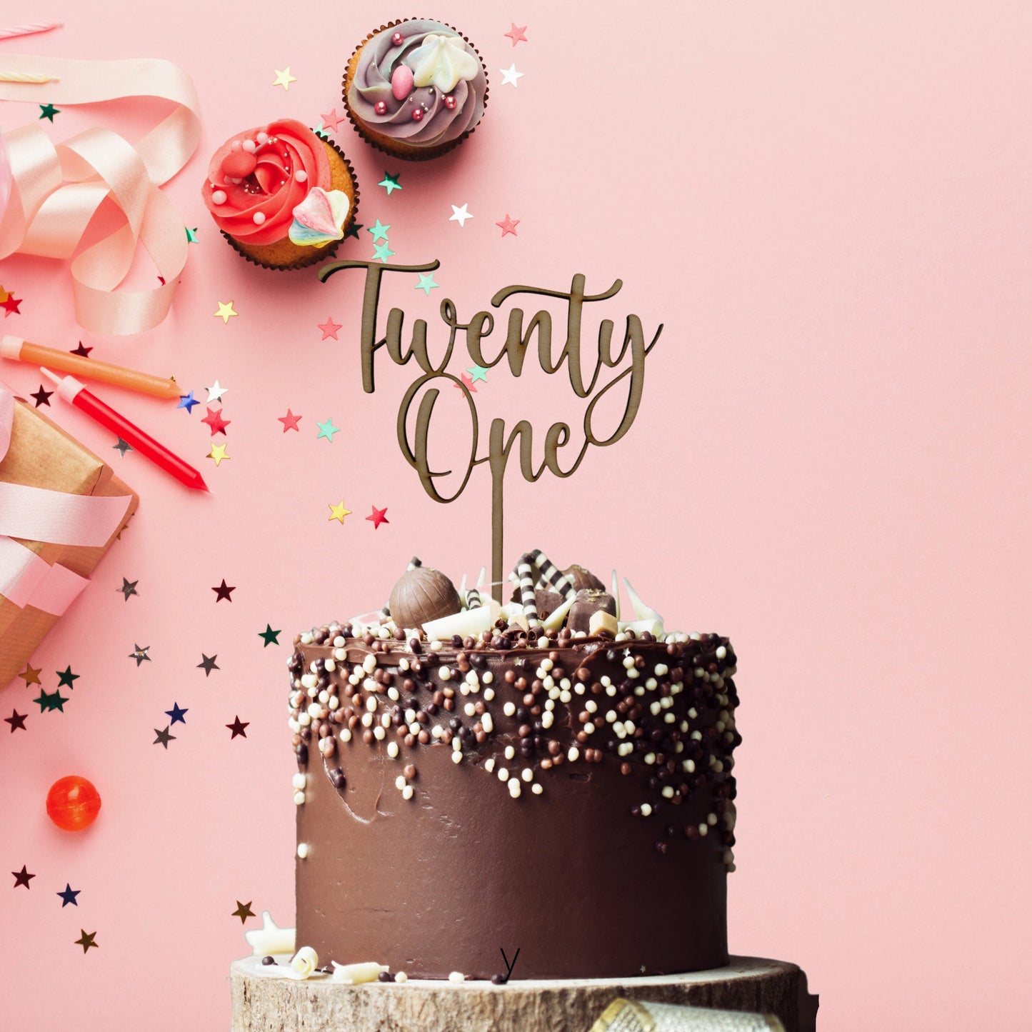 Age Birthday Cake Topper