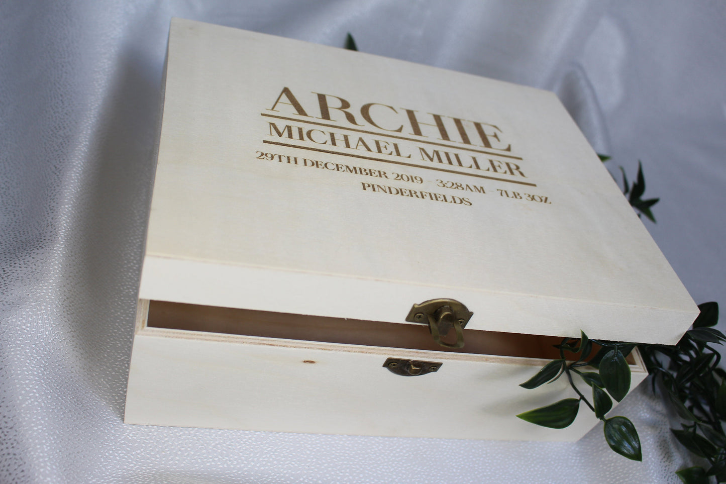 Personalised Baby Keepsake Box