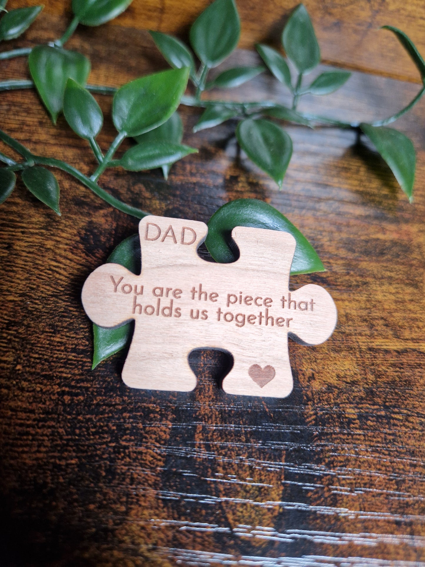Dad Puzzle Piece Pocket Hug
