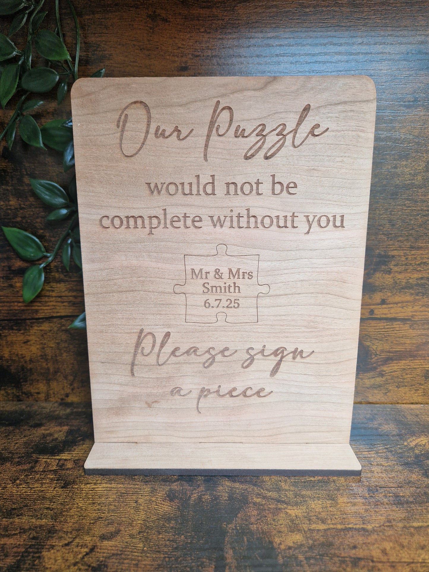 Puzzle Guest Book