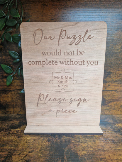 Puzzle Guest Book