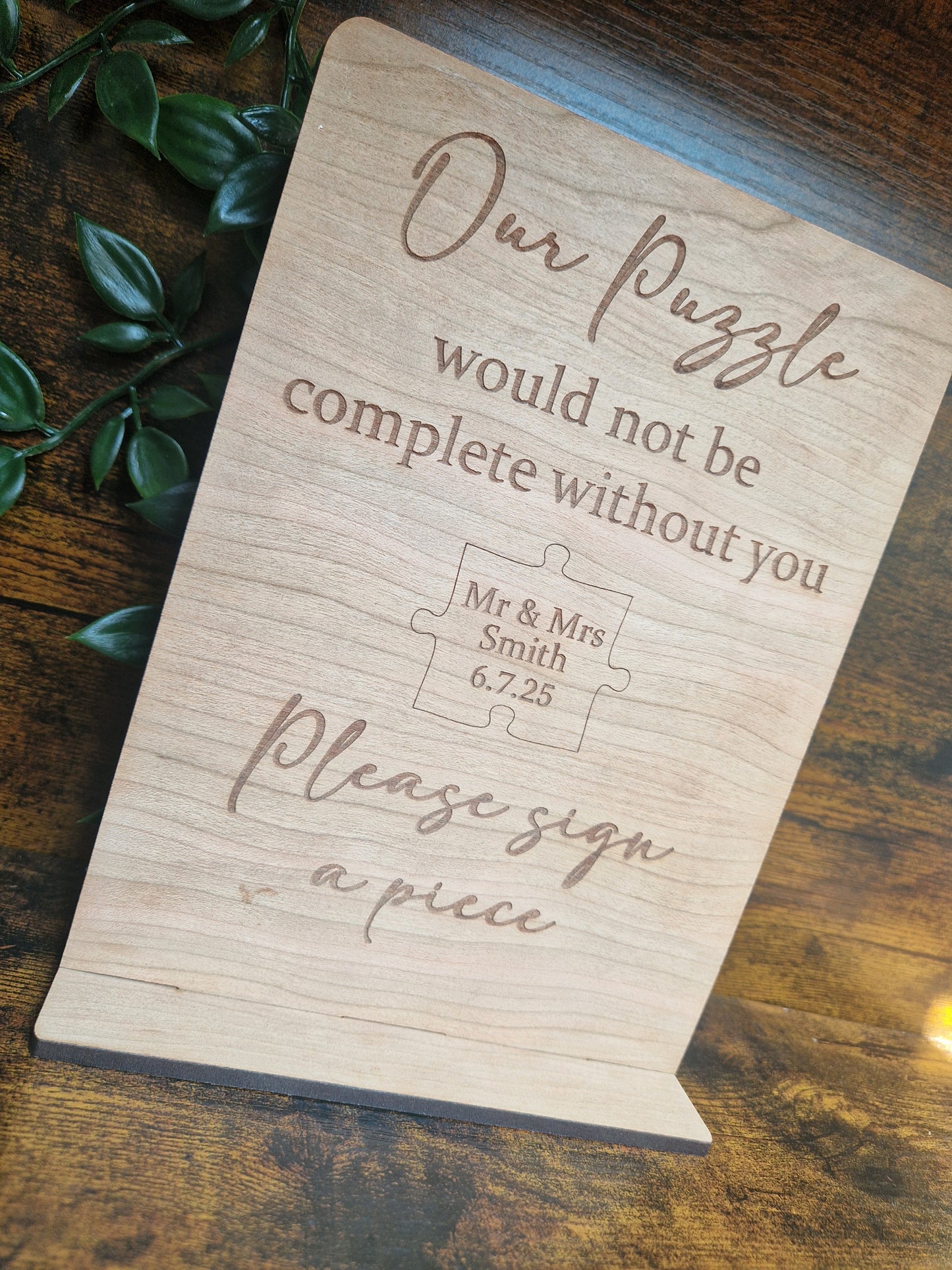 Puzzle Guest Book