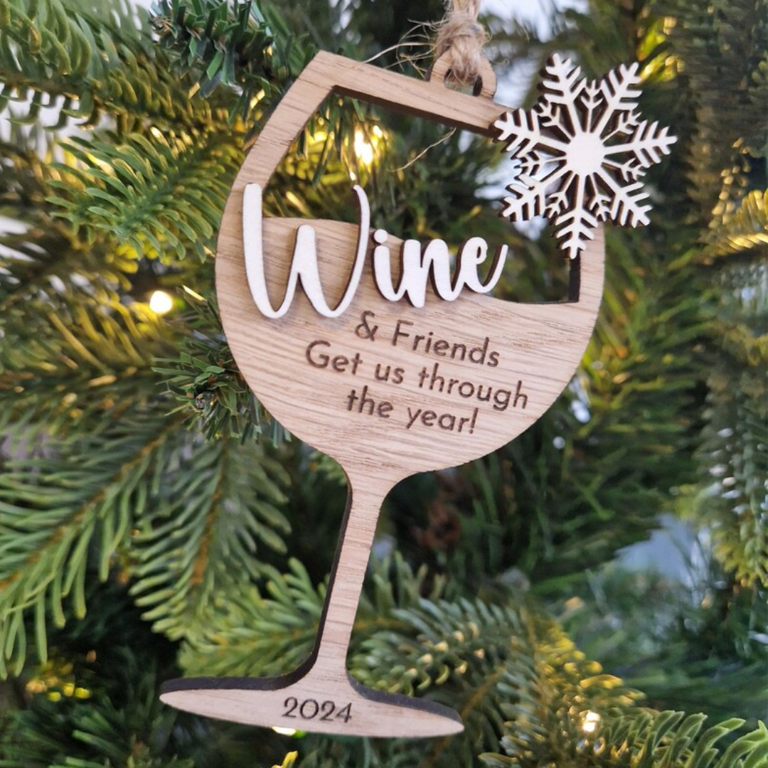 Wine Friends Bauble