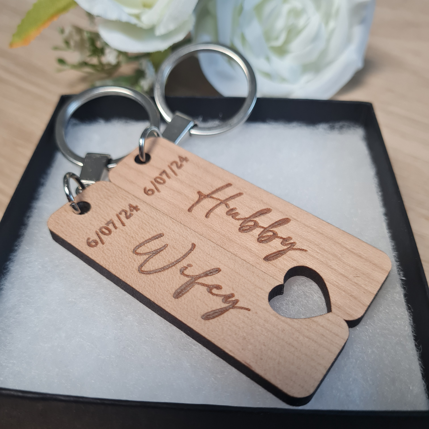 Matching Wifey & Hubby Keyrings