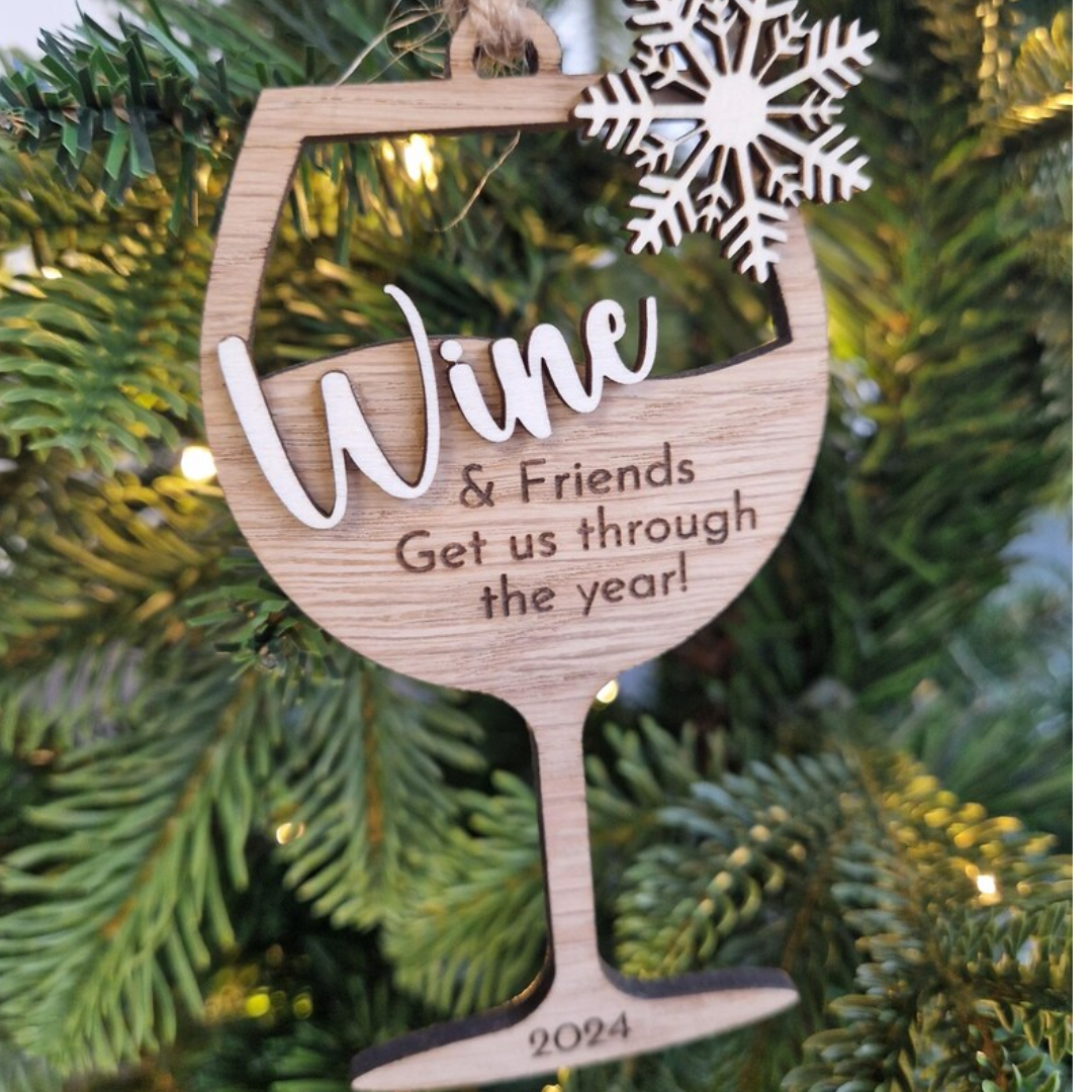 Wine Friends Bauble