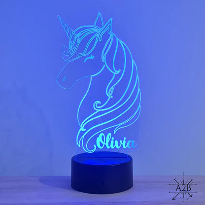 Colour changing Unicorn night light