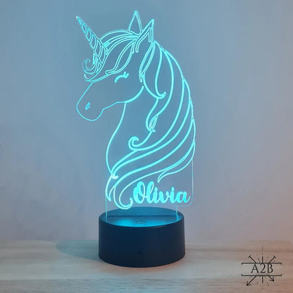 Colour changing Unicorn night light