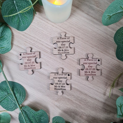 Puzzle Piece Wedding Favour