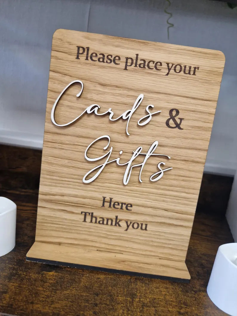 Cards and Gifts sign