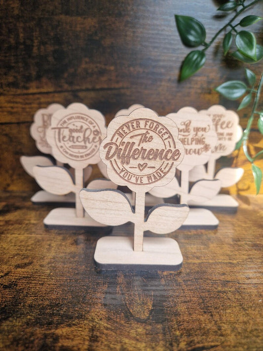 Desk Flower Teacher Gift