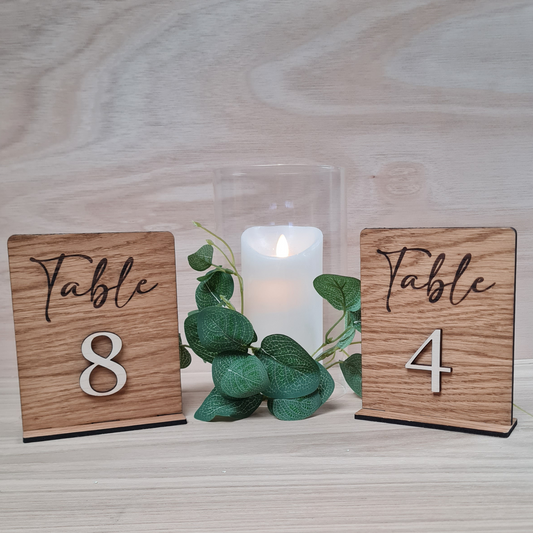 Table Numbers