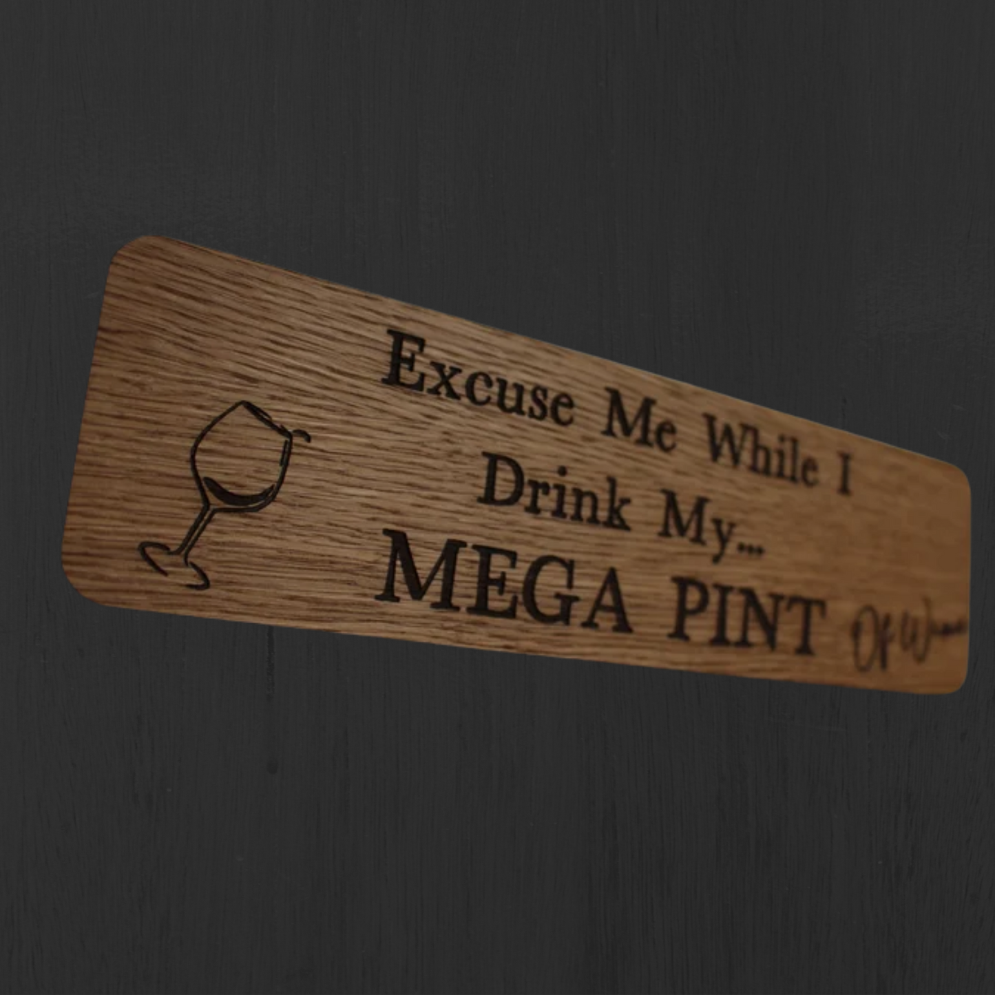 Mega Pint Of Wine Sign