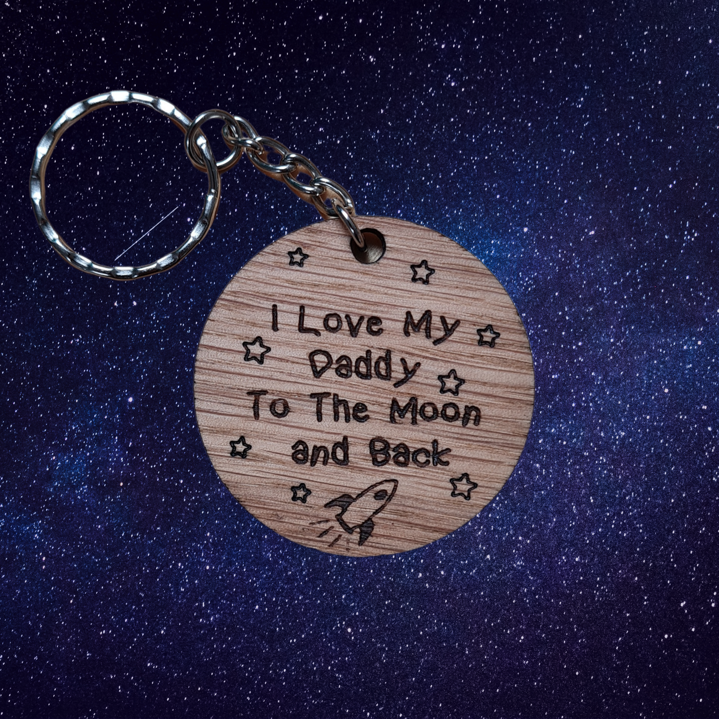 I Love My Daddy Keyring