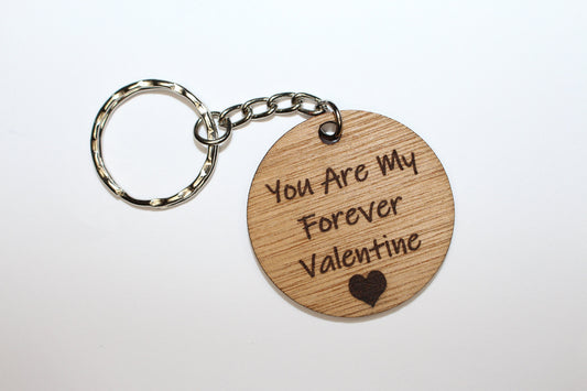 Personalised Valentines Keyring