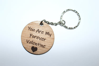 Personalised Valentines Keyring