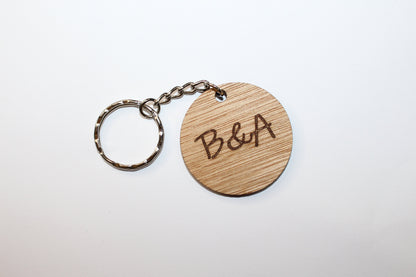 Personalised Valentines Keyring