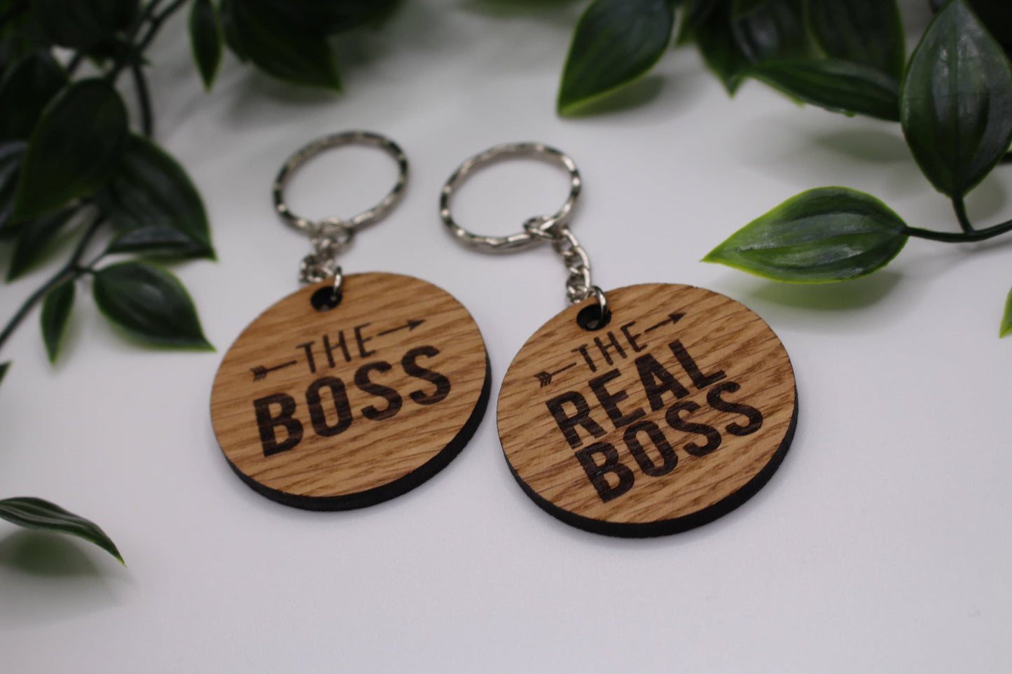 The Boss / The Real Boss Keyring