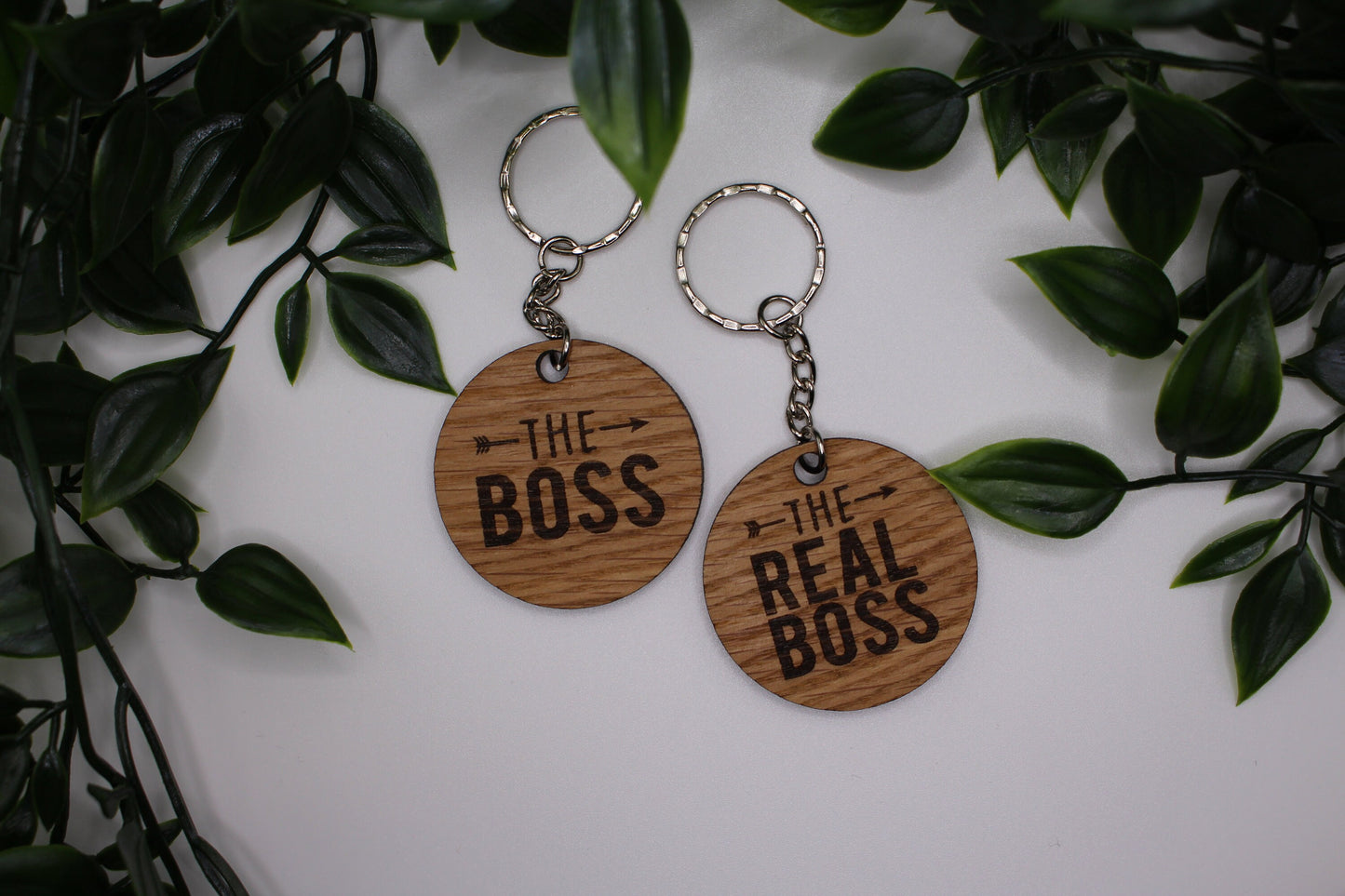 The Boss / The Real Boss Keyring