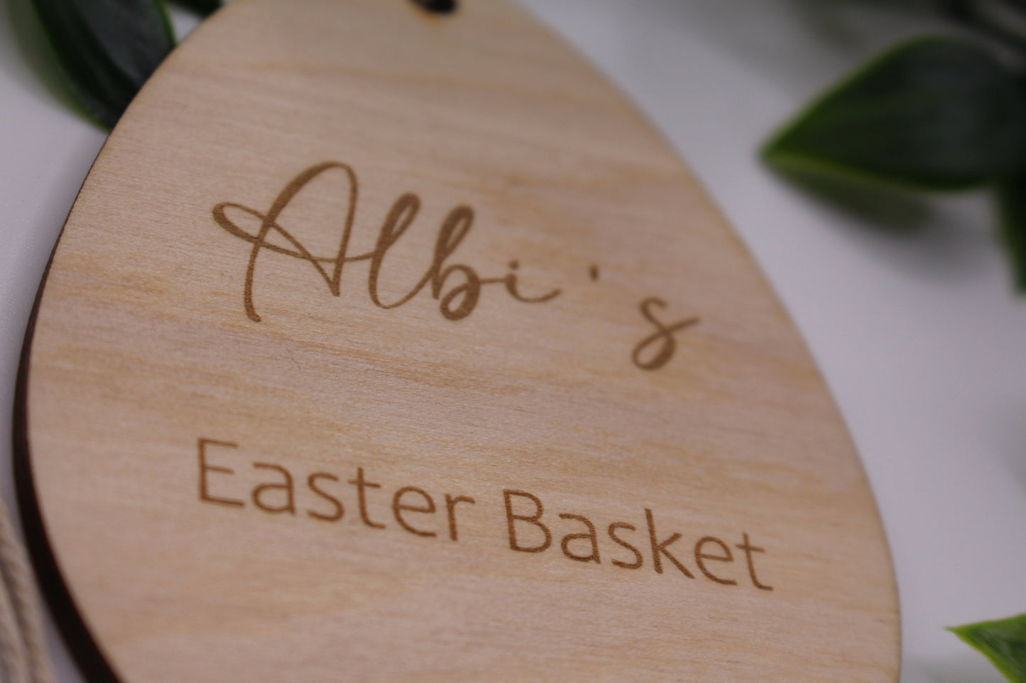 Easter Egg Name Tag