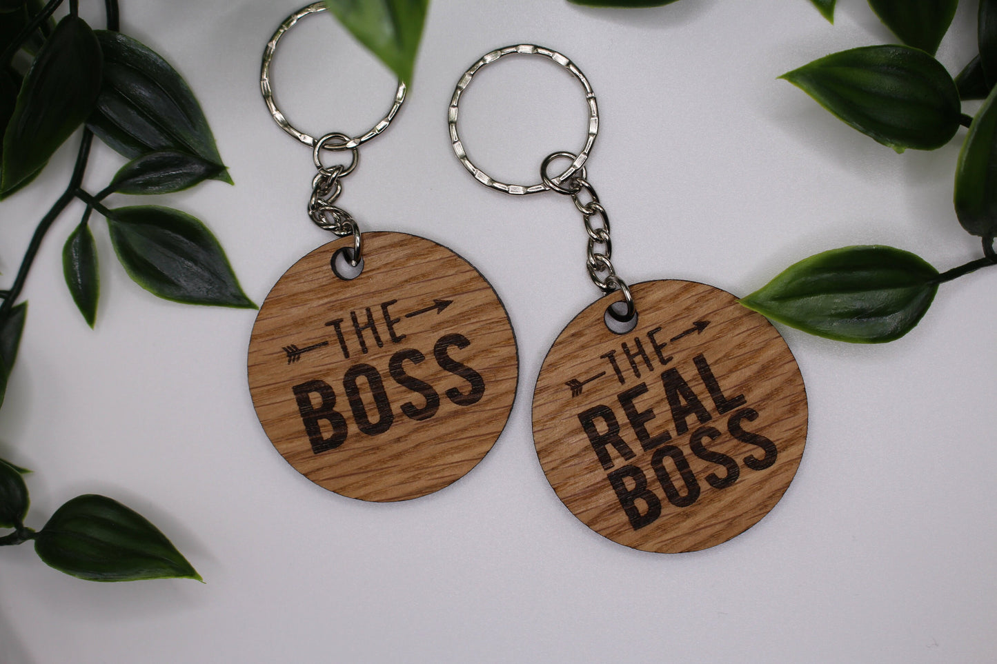 The Boss / The Real Boss Keyring